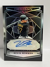 2019 Panini Obsidian Baseball Rookie Auto Kevin Newman #OA-KN Pirates