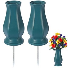 Cemetery Grave Vase for Fresh/Artificial FlowersMemorial Flowers Holders with...