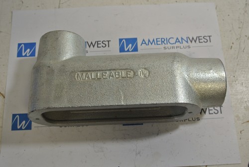 O-Z Gedney LB150 General Signal Conduit Body type LB 1-1/2" box of 2 NEW - Picture 2 of 5