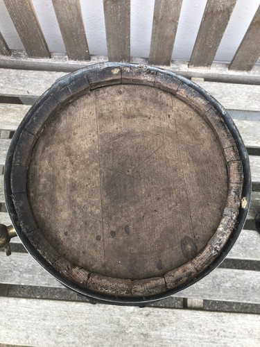 Antique 19th Century Oak Coopered Barrel Original Tap - Picture 9 of 13
