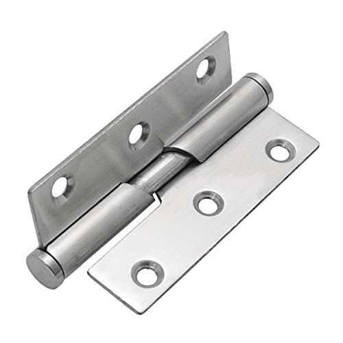 2pcs Stainless Steel Lifting Hinge 3" Rising Butt Handed Lift Off Door Hinge Rig