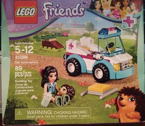 lego friends vet ambulance