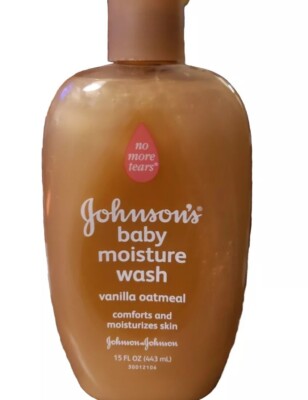 Johnson's Baby Moisture Wash Vanilla Oatmeal Enriched With Baby Lotion 15 oz