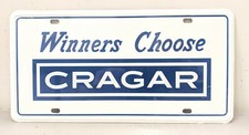 Winners Choose Cragar Metal License Plate - Mag Wheel Drag Racing Day 2 Vintage