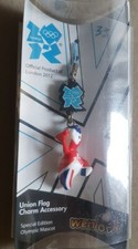 💥Reduced💥 New Wenlock London 2012 Olympic Mascot Union Flag Charm Accessory