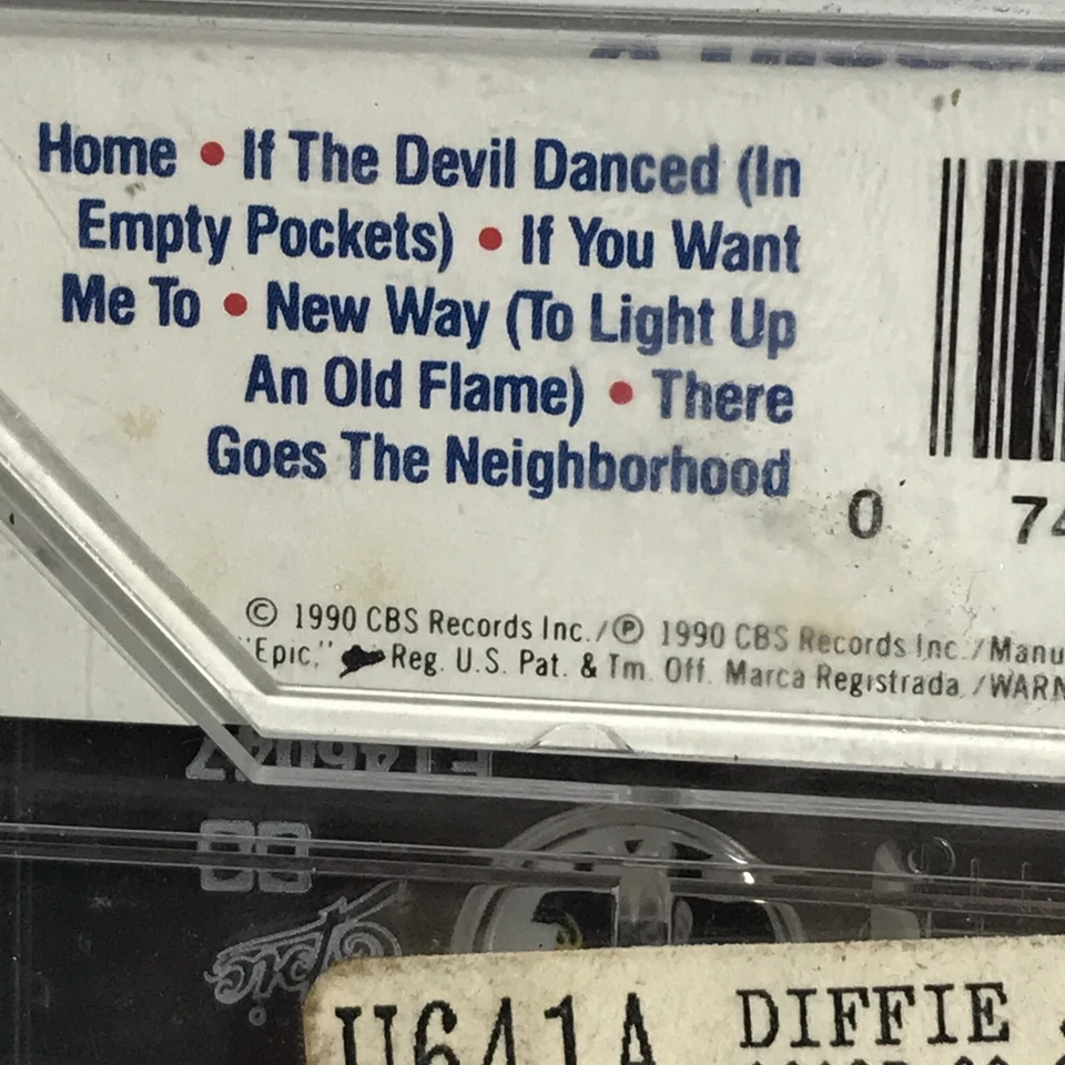 1990 Joe Diffie A thousand winding roads Country cassette tape NEW ** Sealed - Image 3 of 4