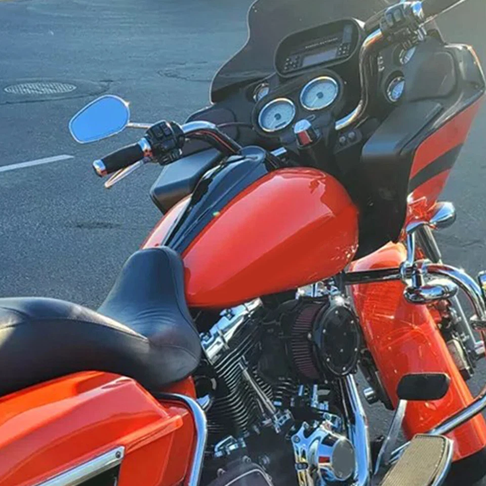 Console de combustível painel + tampa do tanque de gás para Harley Road Street Electra Glide 08-23 - Imagem 3 de 4