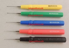 Bergeon 30102-5 Assortment of 5 Oilers for watchamkers with protecting-cap SWISS