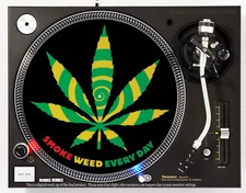 SMOKE WEED EVERYDAY - DJ SLIPMAT 1200's or any turntable, record player