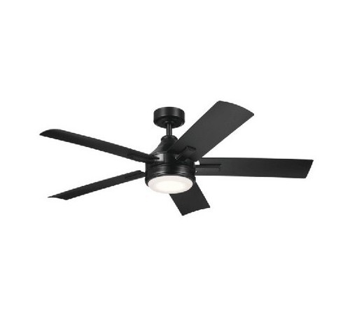 Kichler Tide 52" 5 Blade Indoor / Outdoor LED Ceiling Fan with Remote Control - 第 1/17 張圖片