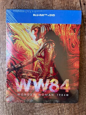 Wonder Woman 1984 WW84 w. Steelbook (Blu-ray, Import, Region Free) *NEW/SEALED*