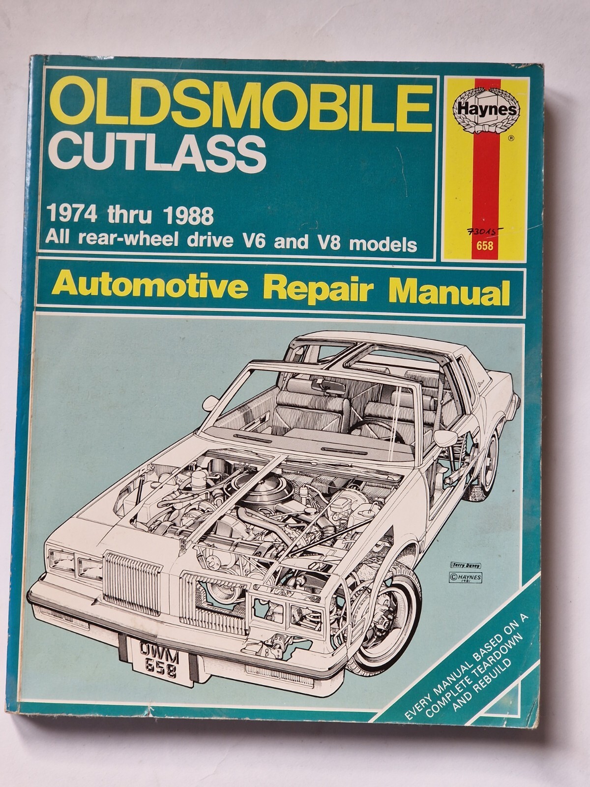 Haynes Repair Manual Oldsmobile Cutlass 1974-1984 Reparaturanleitung 658