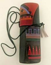 New ENE VOORE Handmade Black LEATHER ART Glasses Holder HARD CASE PURSE Estonia