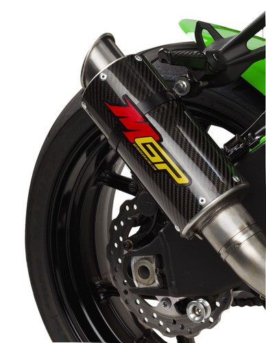 2009-2020 ZX6R MGP Carbon Fiber Exhaust Slip On System / Muffler - Picture 7 of 7