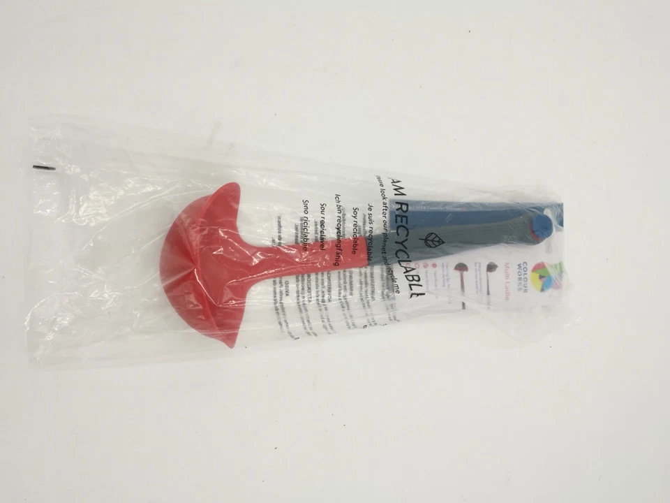 2 x Colour Works Multi Ladle in Red BPA Free Heat Resistant Multi Kitchen Ladle - Image 4 of 4