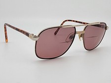 Vintage Mainstreet 883 Gold Brown Tortoise Aviator Sunglasses / Eyeglasses Frame