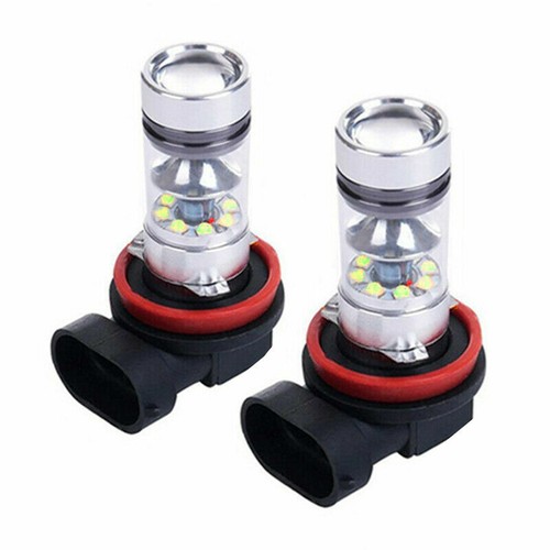 H11 White LED Fog Light Bulbs 100W for BMW 320i 328i 335i 525i 528i 535i xDrive - 第 2/7 張圖片