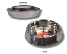 Pet One P1-49316 Anti Ant, Anti Tip Stainless Steel Bowl 700mL for Medium Dogs