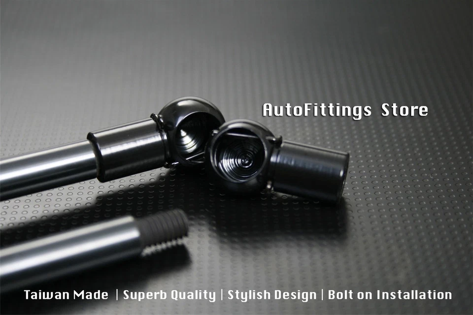 Kit de amortiguador de elevación de puntal de gas para capó capó negro Fit HONDA PRELUDE 1997-2001 BB5-BB9 Foto 3 de 4