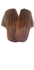 Mink Stole Wrap Cape Vintage Brown Beautiful
