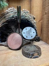 Easy Grip Camo Copper Friction Pot Turkey Call w/ Matching Striker