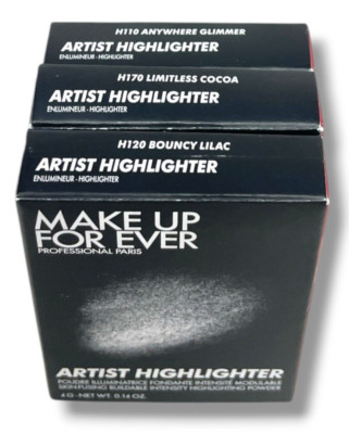 Make Up For Ever Artist Highlighter (4g/0.14oz) You Pick As Seen In Pics NEW