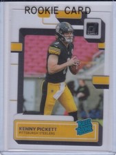 KENNY PICKETT ROOKIE CARD 2022 Pittsburgh Steelers Donruss Clearly RATED $$ RC!
