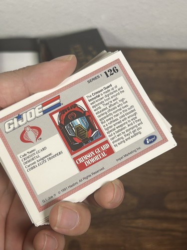 Impel Gi Joe Cards 1991 - Cards 72-126 Series 1 - Picture 7 of 7