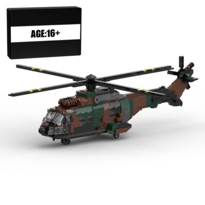 ZITIANYOUBUILD MOC-167061 AS 532 European Helicopter Military 1051 Pieces | UK