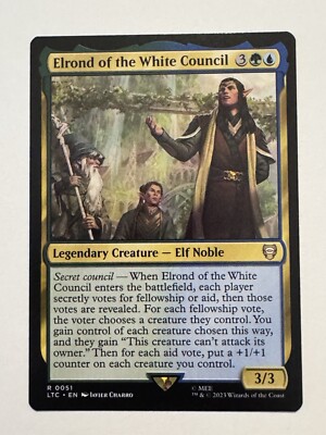x1 Elrond of the White Council R MTG Commander: The Lord of the Rings:  Tales of | eBay