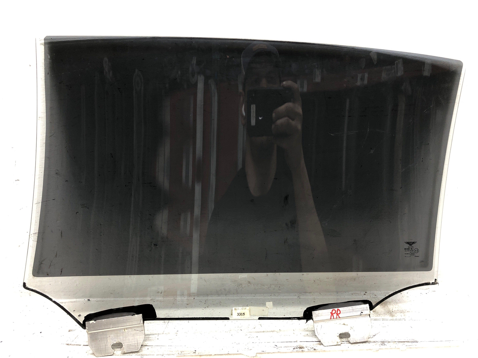 2006-2012 BENTLEY CONTINENTAL RIGHT REAR DOOR GLASS WINDOW 3W5845026J FADED TINT