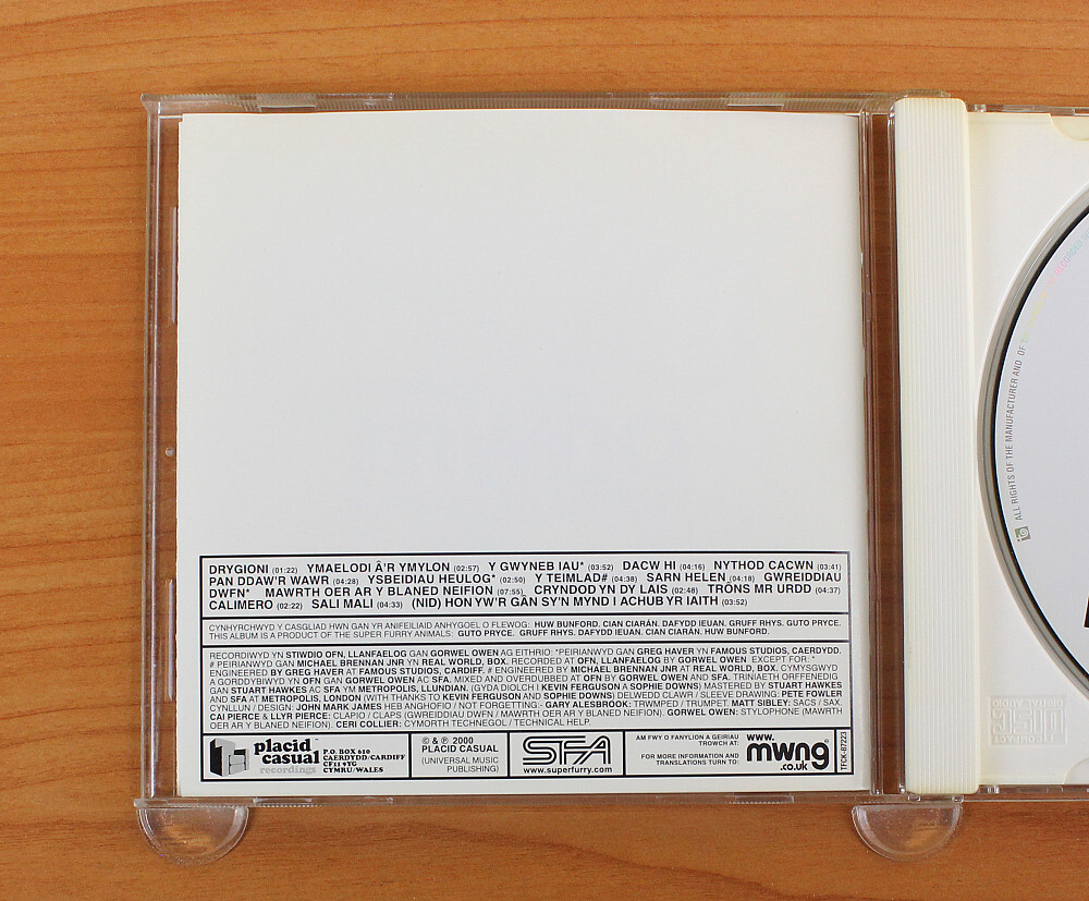 Super Furry Animals - Mwng CD (Japan 2000 Toy's Factory Super Furry Animals - Mwng CD (Japan 2000 Toy's Factory