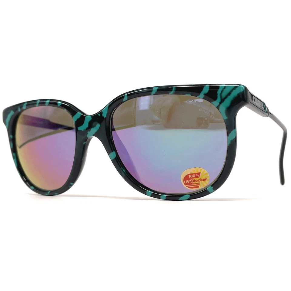 NOS vintage CARRERA 5445 "C-Reflex" sunglasses - 80's Austria - Mirror / Marbled - Bild 2 von 4