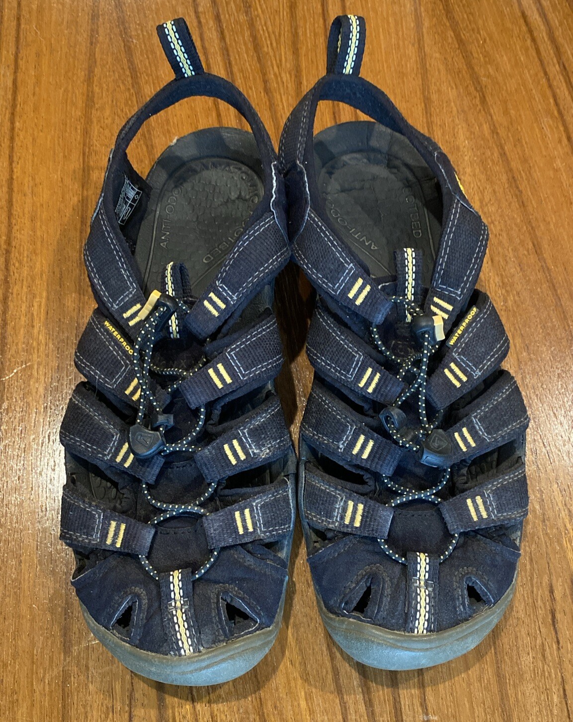 Sandali impermeabili neri Keen Newport H2 escursionismo ibridi spiaggia fiume outdoor taglia 8