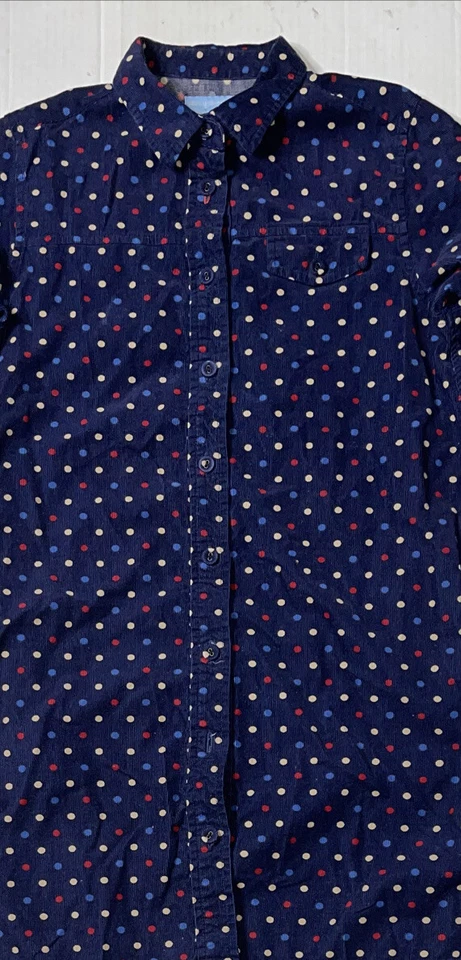 Б/у - Uniqlo x Ines De La Fressange L/S полкадот рубашка платье девочек (размер 7-8) - Изображение 2 из 4