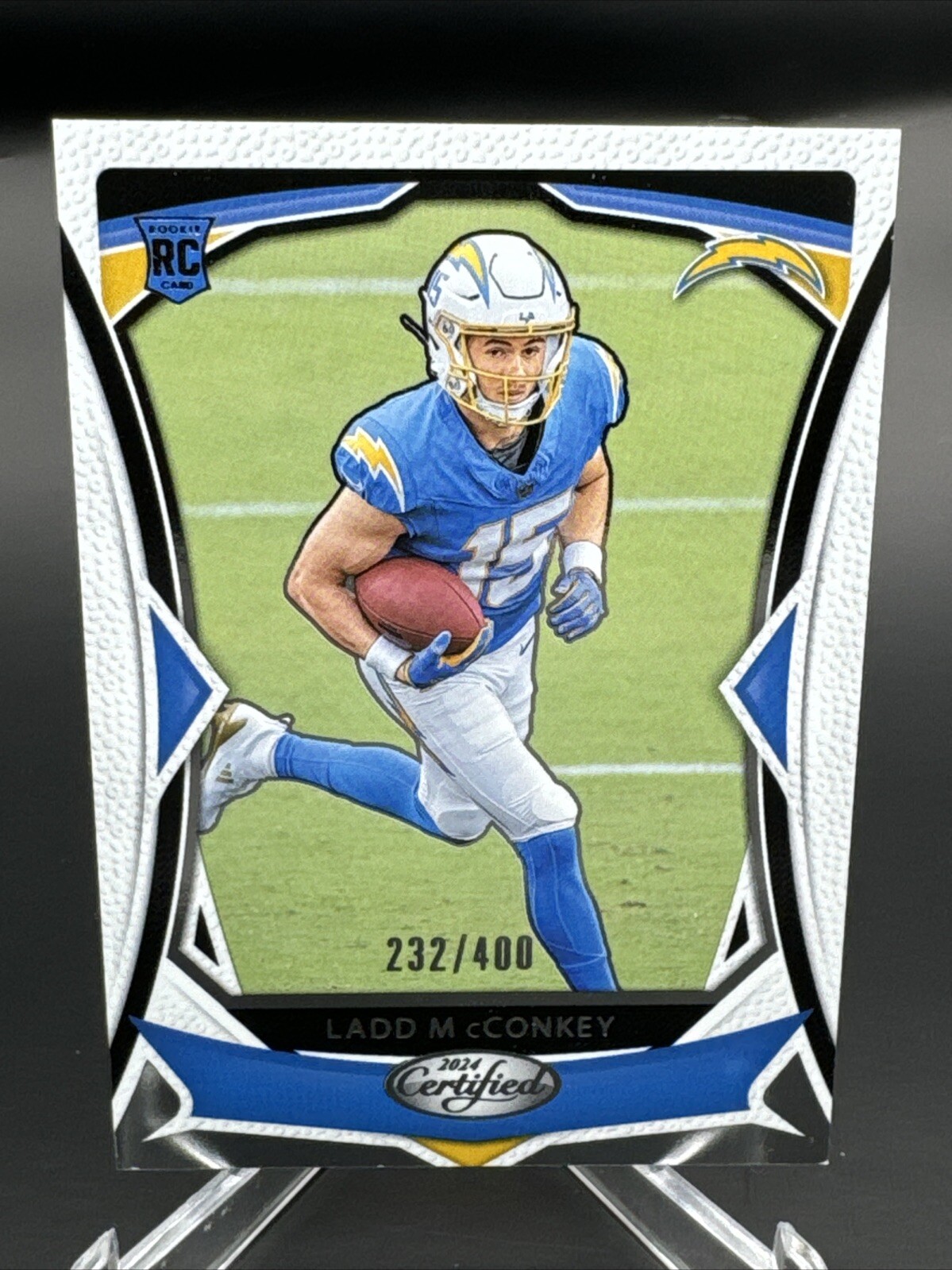 2024 Panini Certified Football Ladd McConkey Rookie /400 RC -LAC