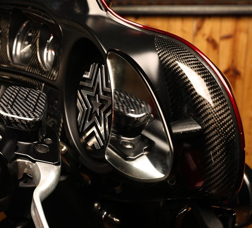 Cubiertas de carenado interior de fibra de carbono real Fit H-D 2014-2019 TOURING - Imagen 6 de 8