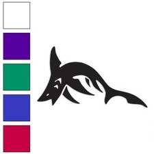 Shark Tribal, Vinyl Decal Sticker, Multiple Colors  Sizes 608