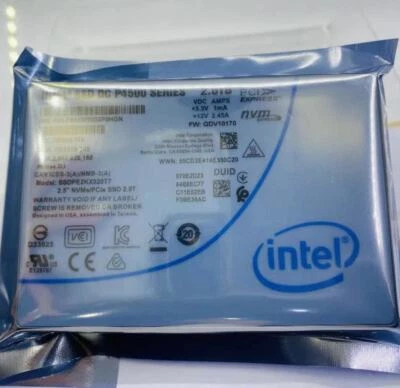 2TB Intel SSD P4500 Series DC NVME U.2 2.5" SSDPE2KX020T701 Solid State Drive - Bild 1 von 3