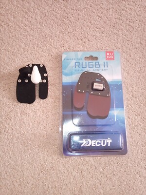 Decut Rugbii Finger Tab For Target Recurve ArcheryIncludingBarebow sm, med or lg