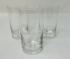 3 Clear Shot Glasses Whiskey Liquor Vodka Drinking Shotglasses