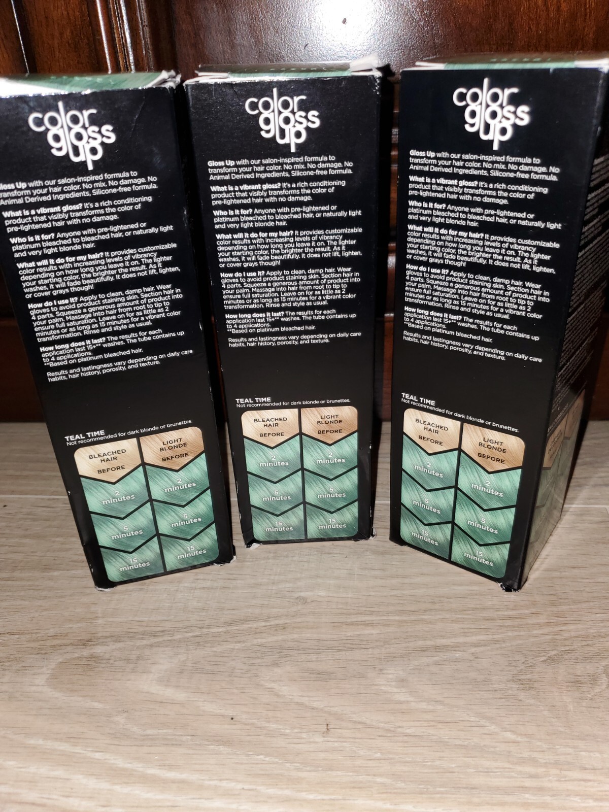 Lot Of 3- Hair Dye Clairol Color Gloss Up - TEAL Time 