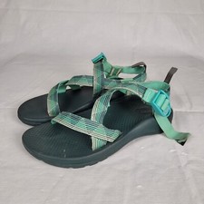 Chaco Women's Green  Multi Strappy Sport Hiking Sandals Sz 5