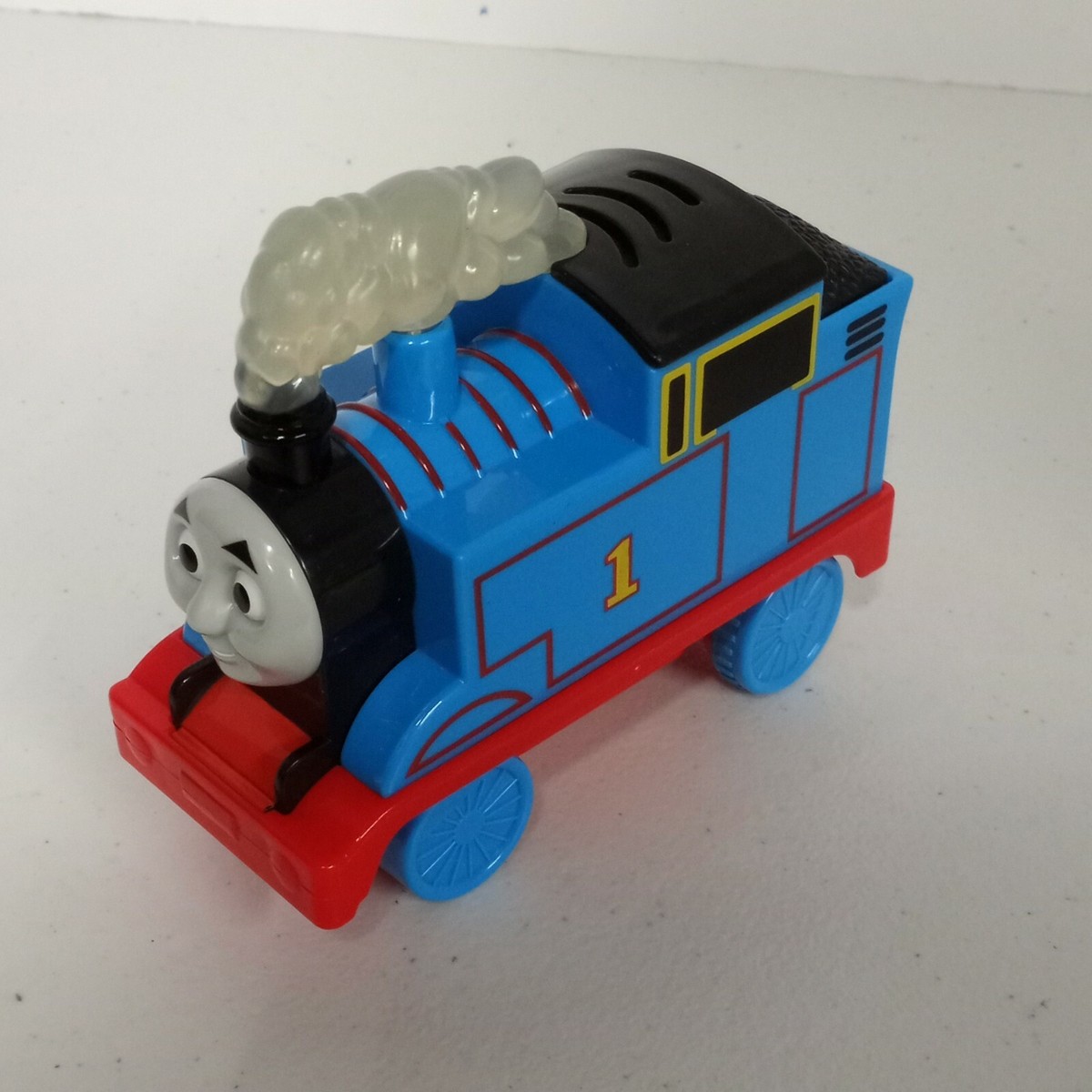 2012 THOMAS THE TRAIN TALKING LIGHT UP REV UP STEAM ENGINE Mattel