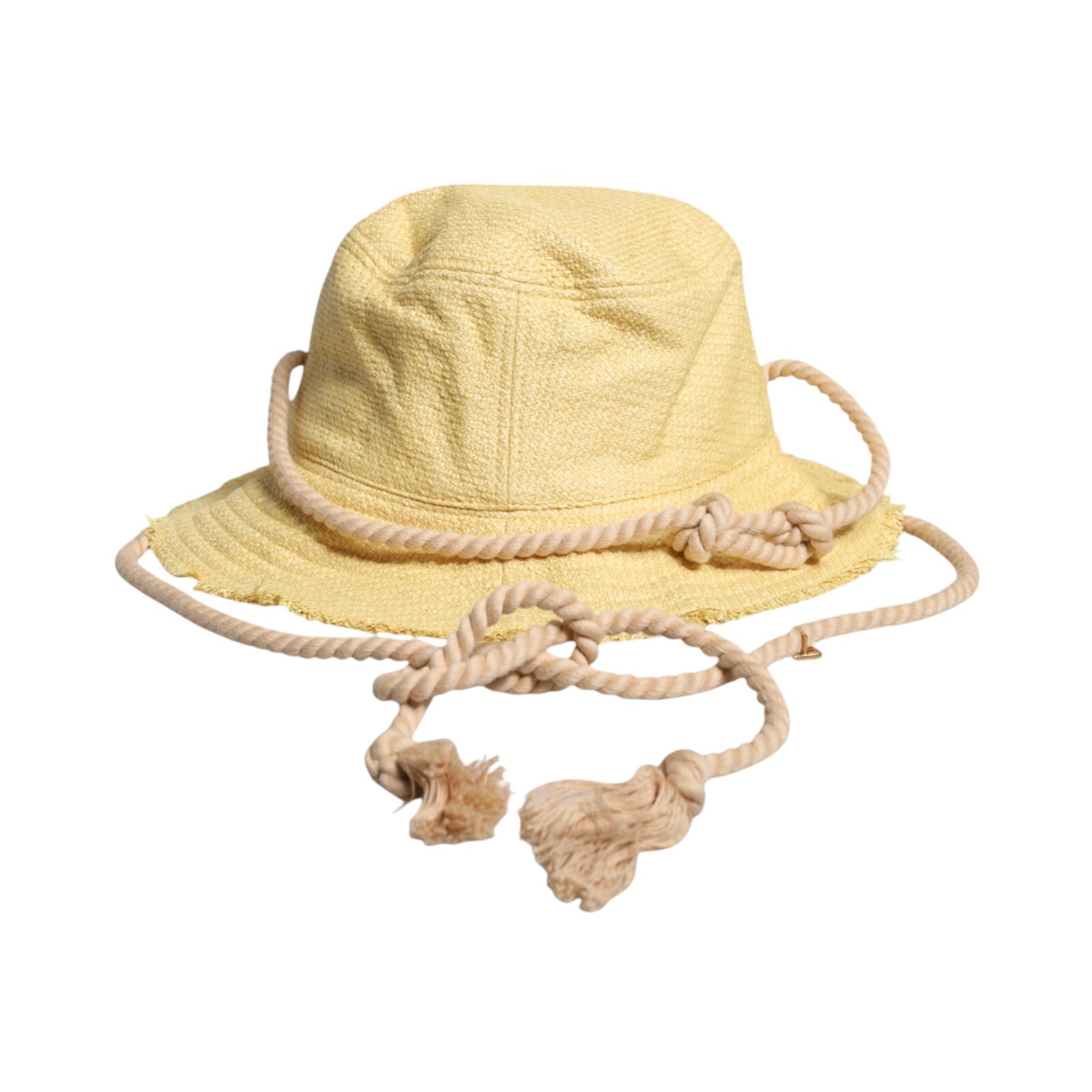 Мужская шляпа DOLCE - GABBANA желтая хлопковая шляпа-ведро с широкими полями Capello 59 L цена 600 долларов США 59090₽