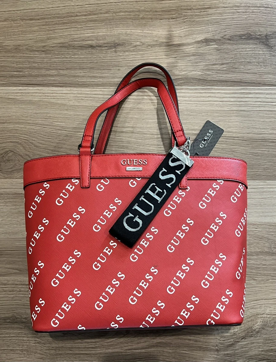 GUESS RED SHOULDER BAG/ TOTE - NEW