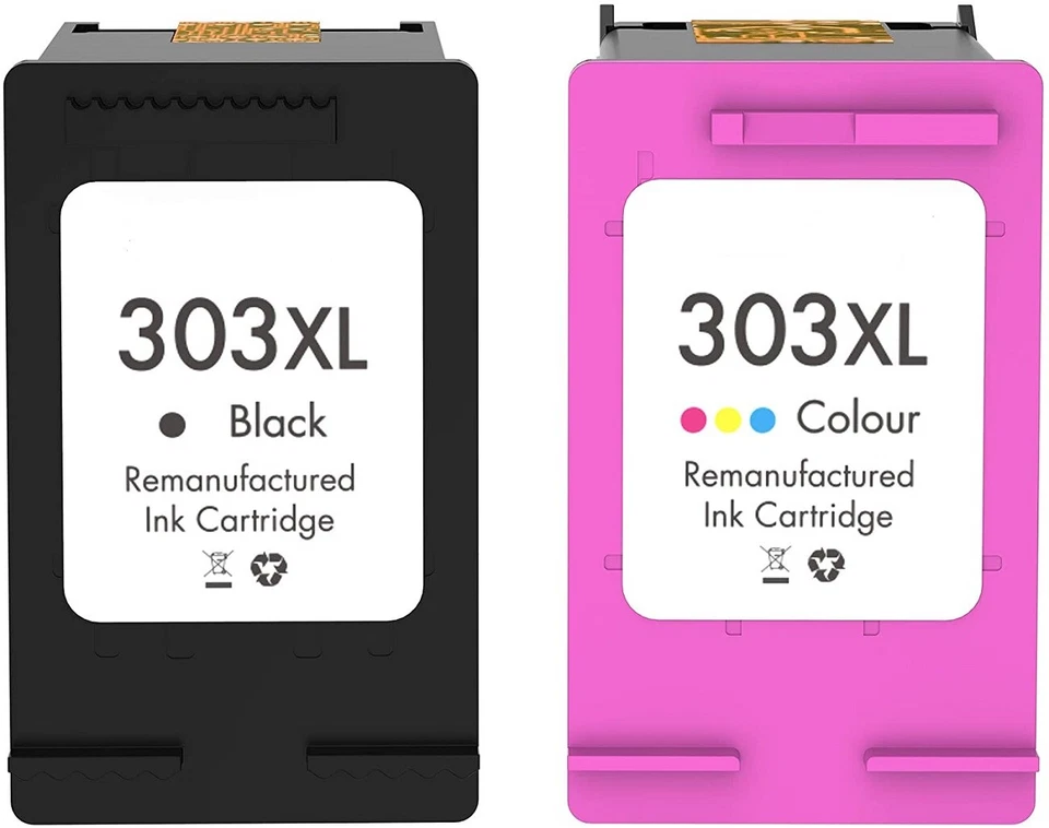 Cartouches d'encre compatibles HP 303 XL pour Imprimantes Envy Photo /