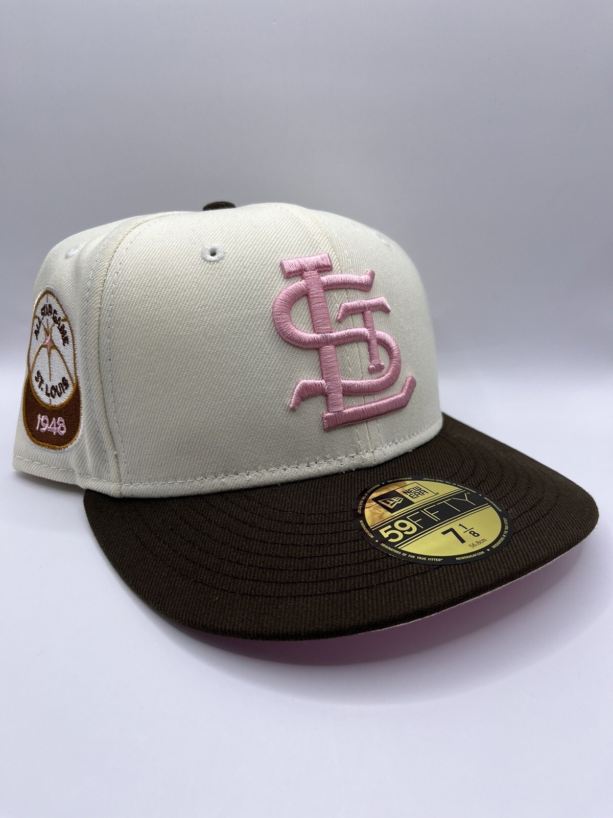 Pink St. Louis 7 1/8 Hat Club RARE NoHo Exclusive Brown Pink St Louis Cardinals Hat on ...