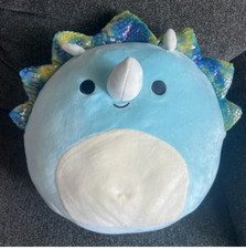 NEW Malik the Triceratops Squishmallow 16 in