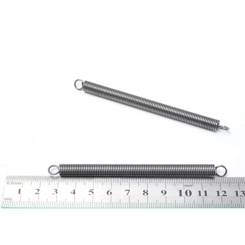 Verlängerte Zugfeder Federstahl - 4mm Draht, 20mm Außendurchmesser, 200mm Länge Mit Doppelhaken